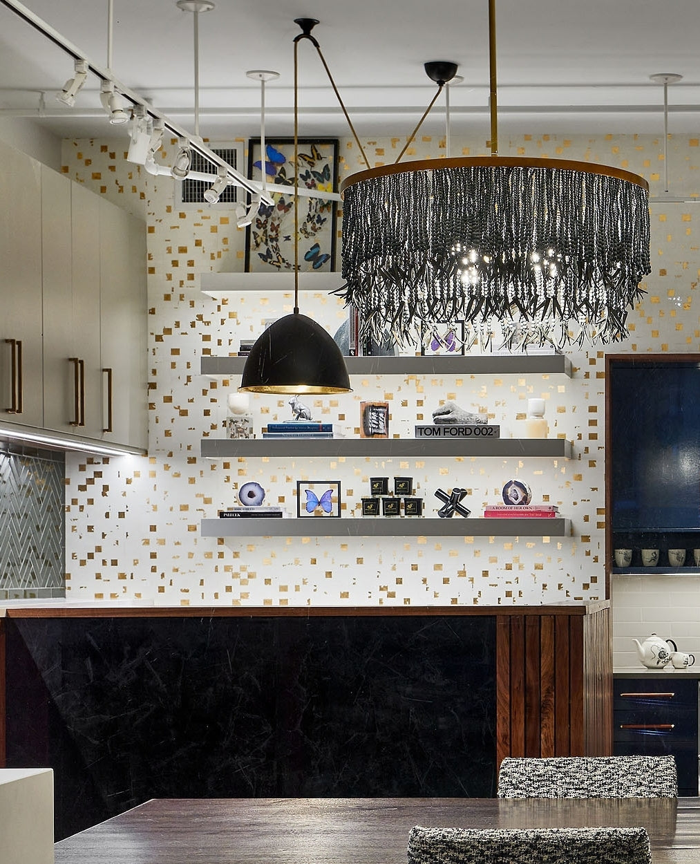 Ljomuvyn Postmodern Luxe Hout Metal Kroonluchter