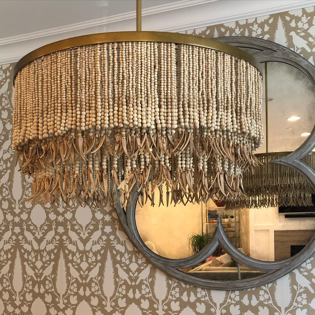 Ljomuvyn Postmodern Luxe Hout Metal Kroonluchter