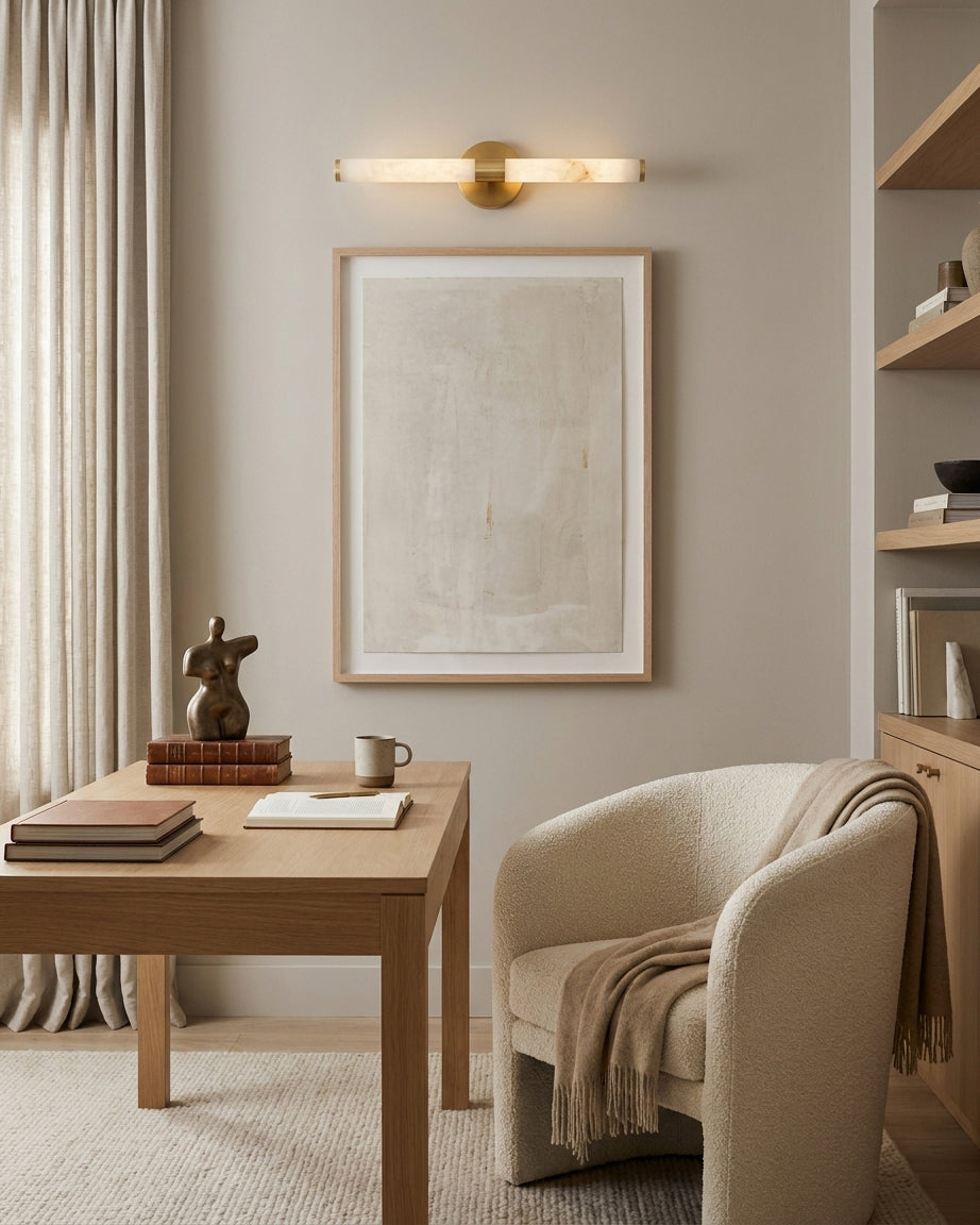 Alboise Picture albasten wandlamp