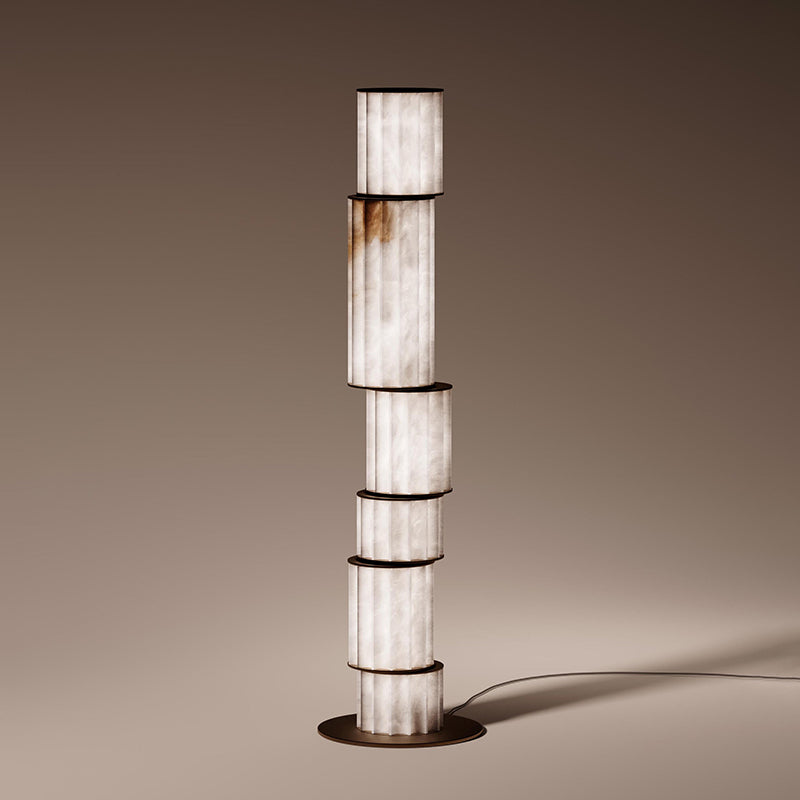 Durell albasten vloerlamp