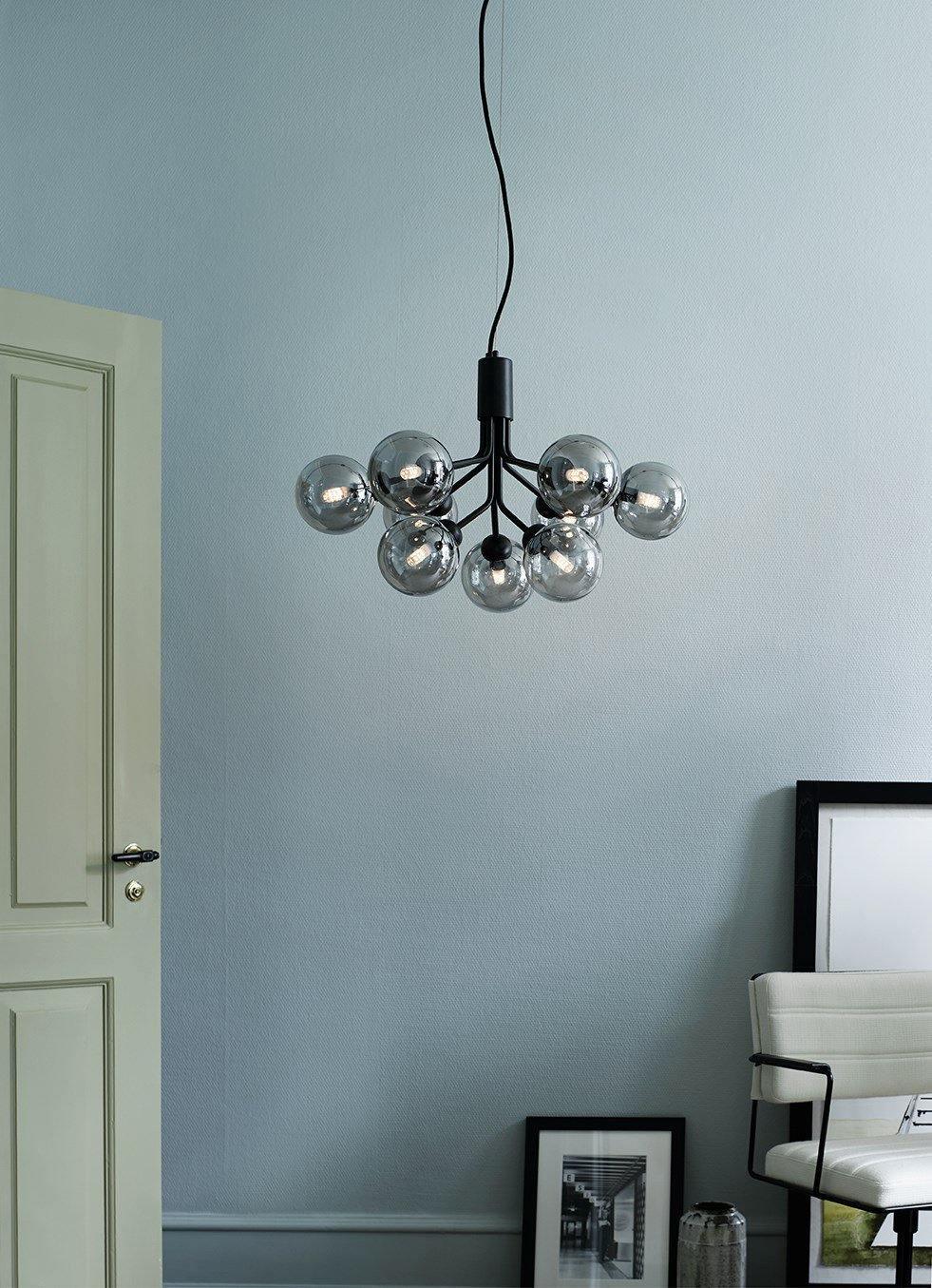 Eirelelle Hanglamp Glas cluster van glazen bollen Messing