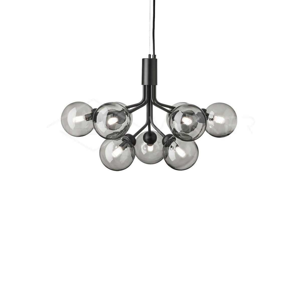 Eirelelle Hanglamp Glas cluster van glazen bollen Messing