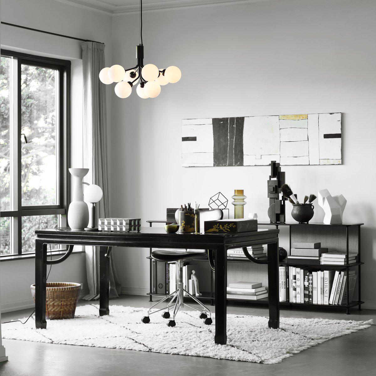 Eirelelle Hanglamp Glas cluster van glazen bollen Messing