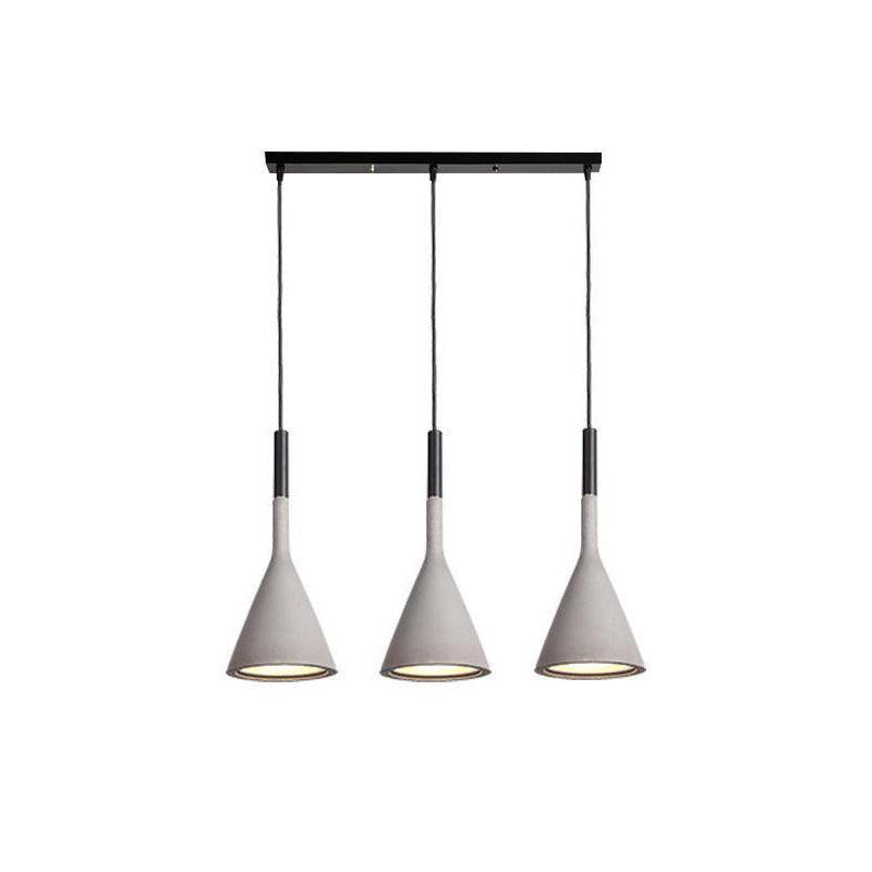 Veyloth conische betonnen hanglamp
