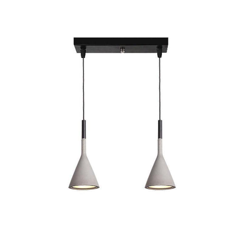 Veyloth conische betonnen hanglamp
