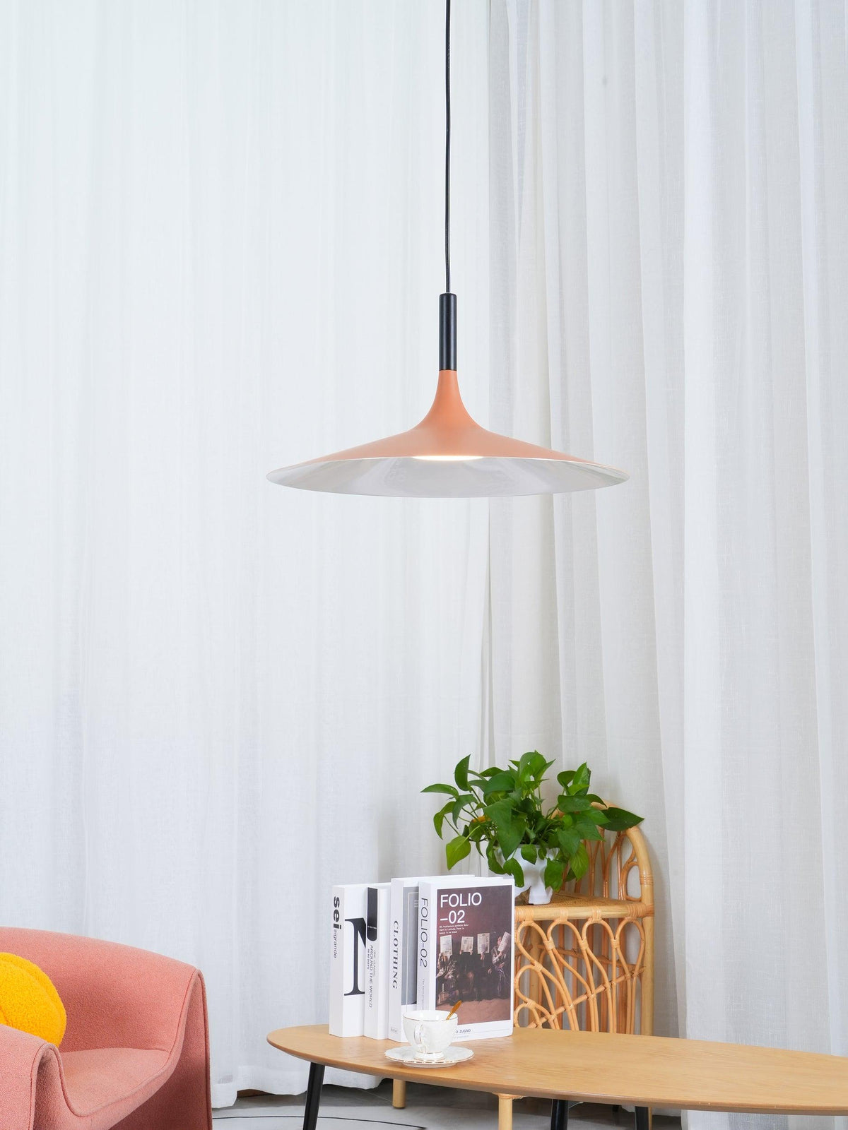 Ardinena hanglamp aluminium platte schijf