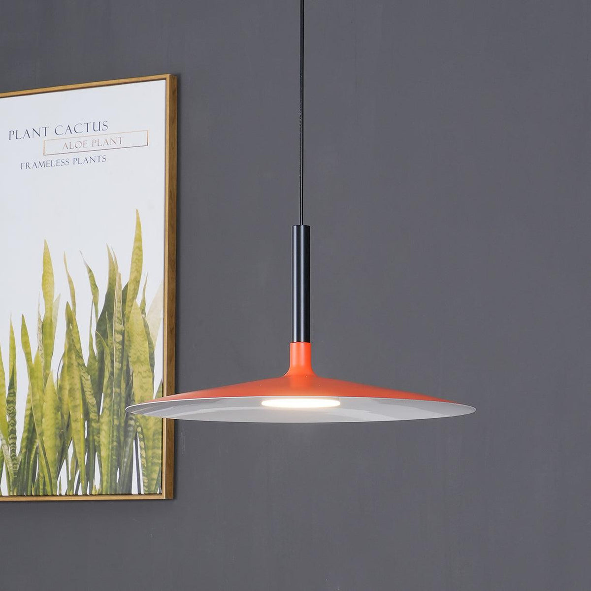 Ardinena hanglamp aluminium platte schijf