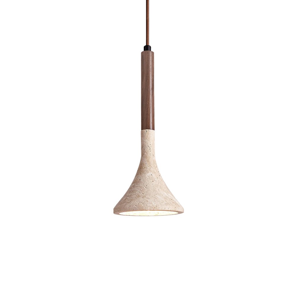 Taviaya minimalistische hanglamp van travertin
