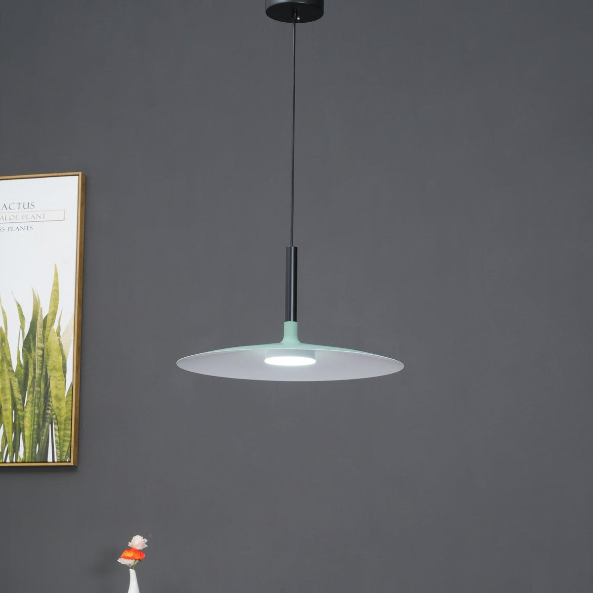 Ardinena hanglamp aluminium platte schijf