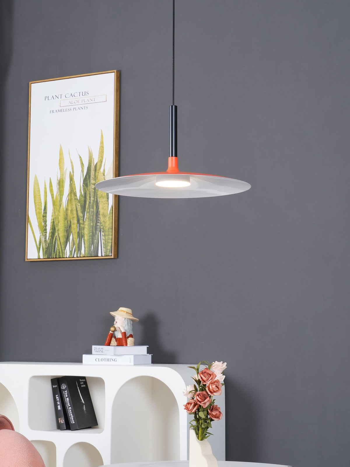 Ardinena hanglamp aluminium platte schijf
