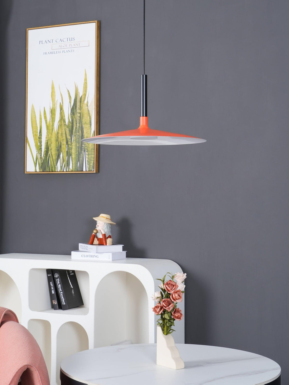 Ardinena hanglamp aluminium platte schijf