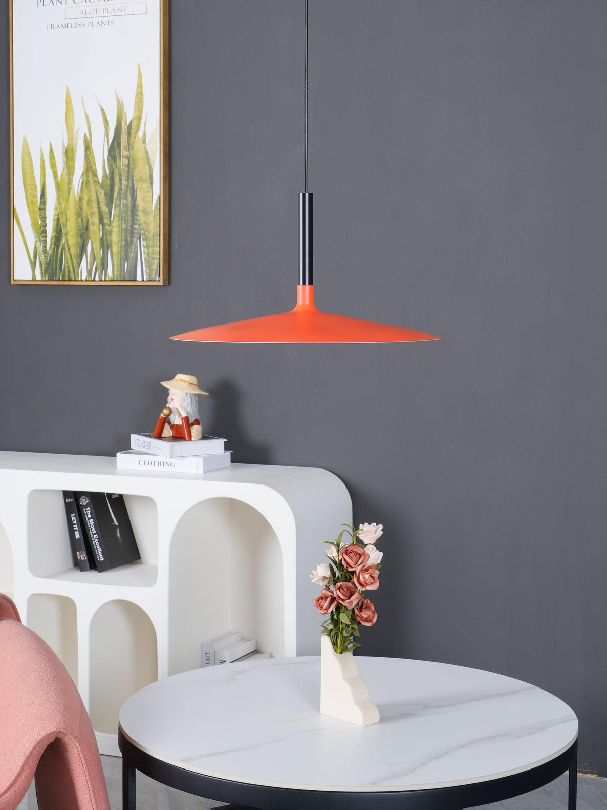 Ardinena hanglamp aluminium platte schijf