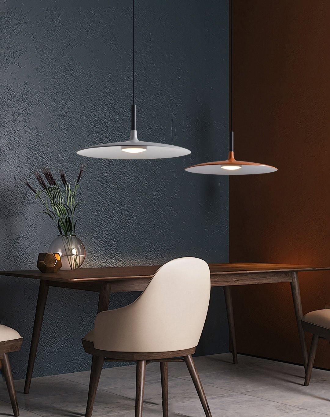 Ardinena hanglamp aluminium platte schijf
