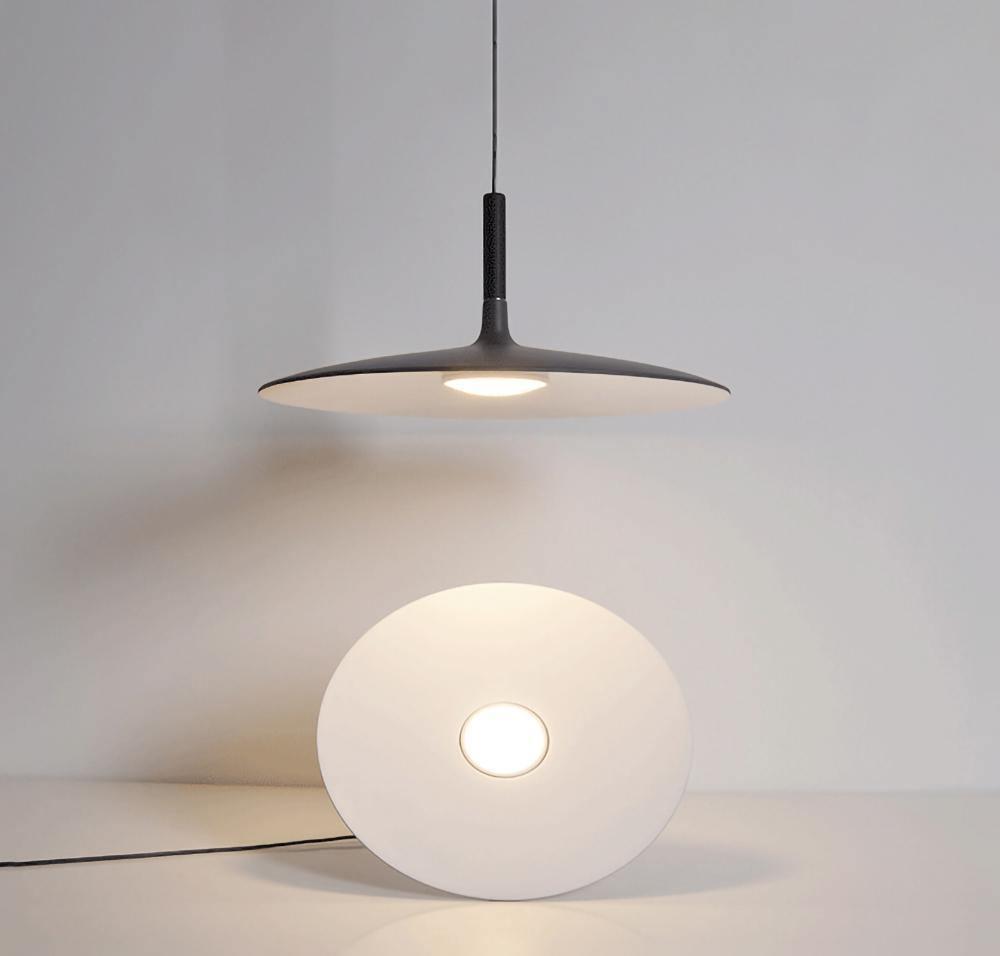 Ardinena hanglamp aluminium platte schijf