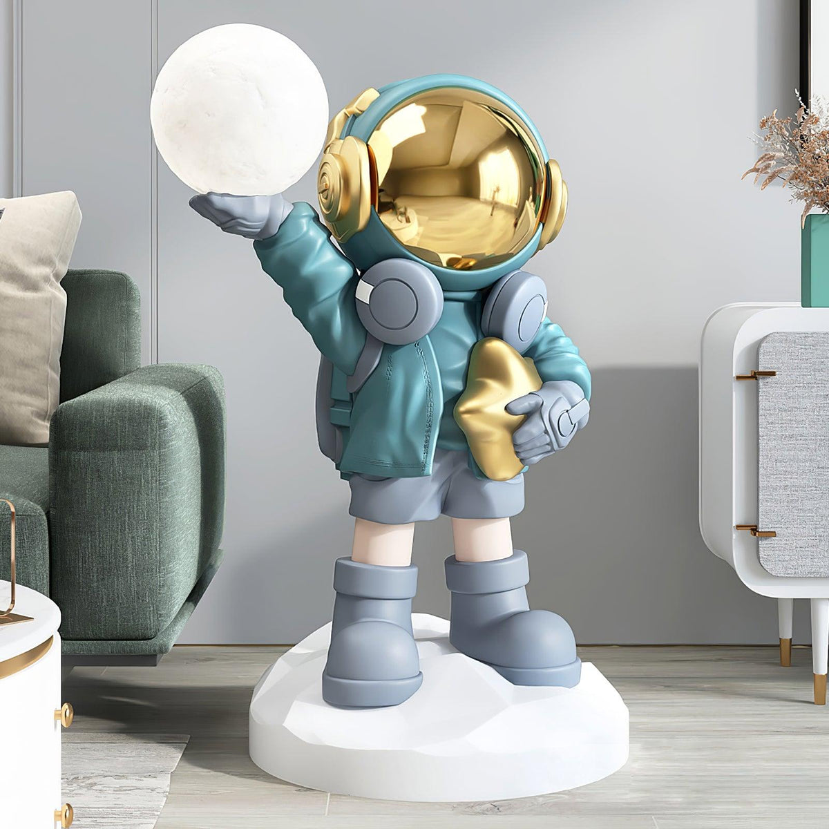 Dama moderne vloerlamp van hars