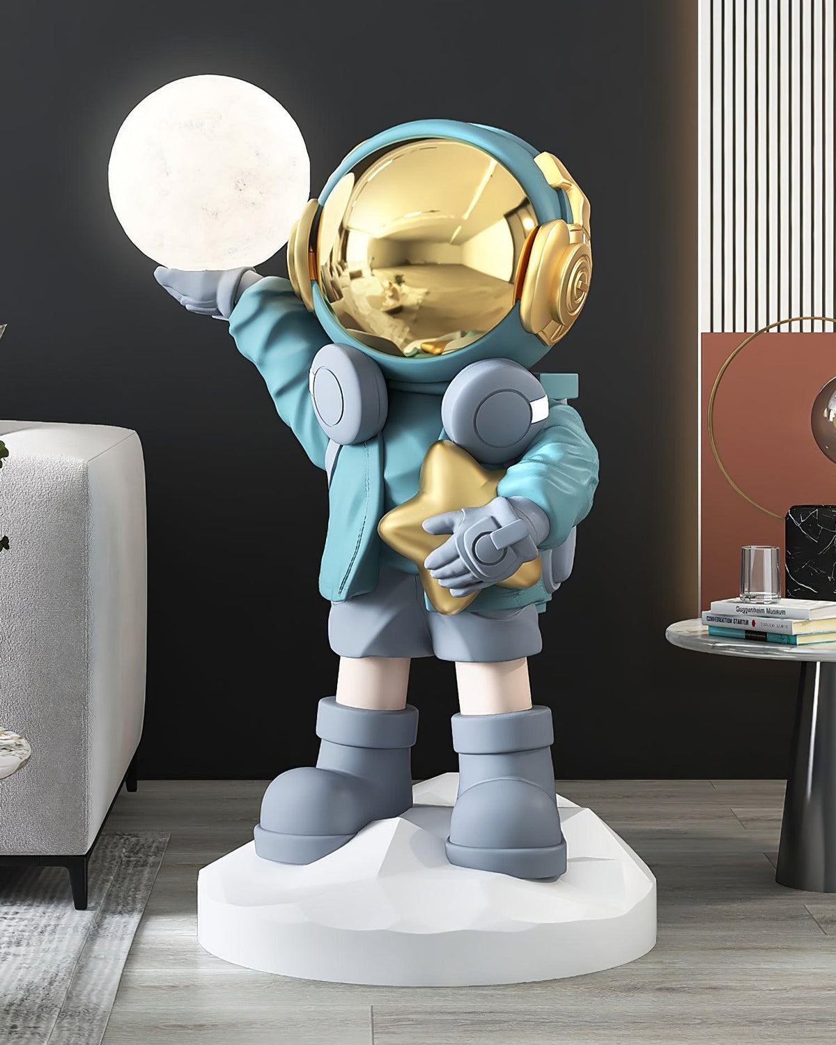 Dama moderne vloerlamp van hars
