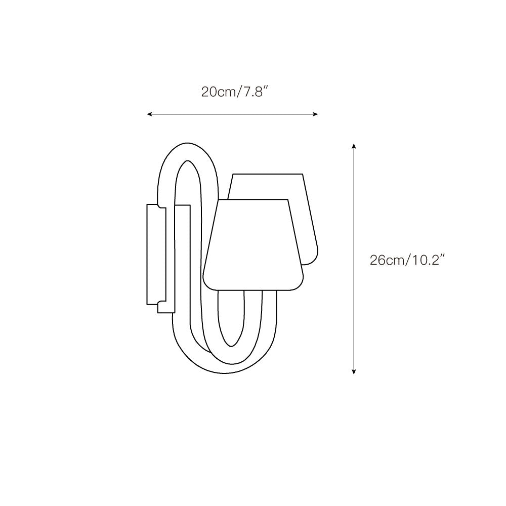 Norduvyi Moderne minimalistische wandlamp van aluminium