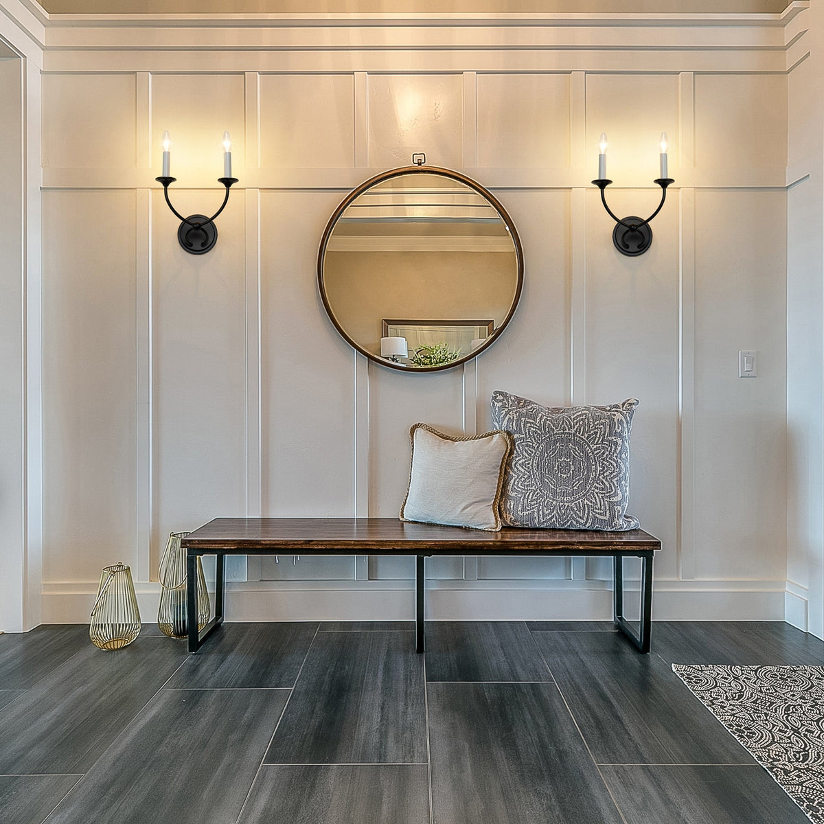 Qvistuvys moderne minimalistische wandlamp van metaal