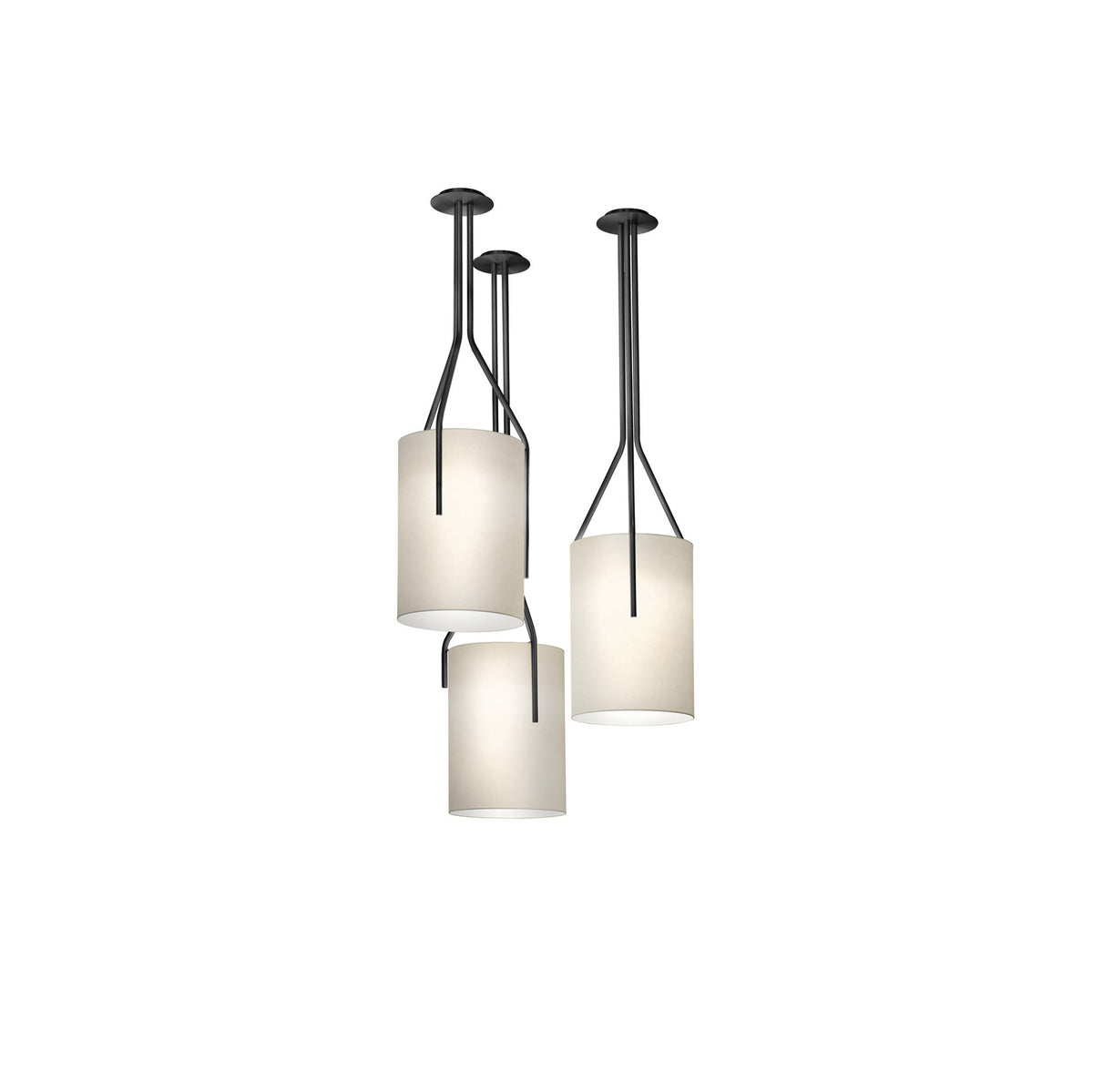 Cex Arborescence Kroonluchter LED 3-Lights messing Modern