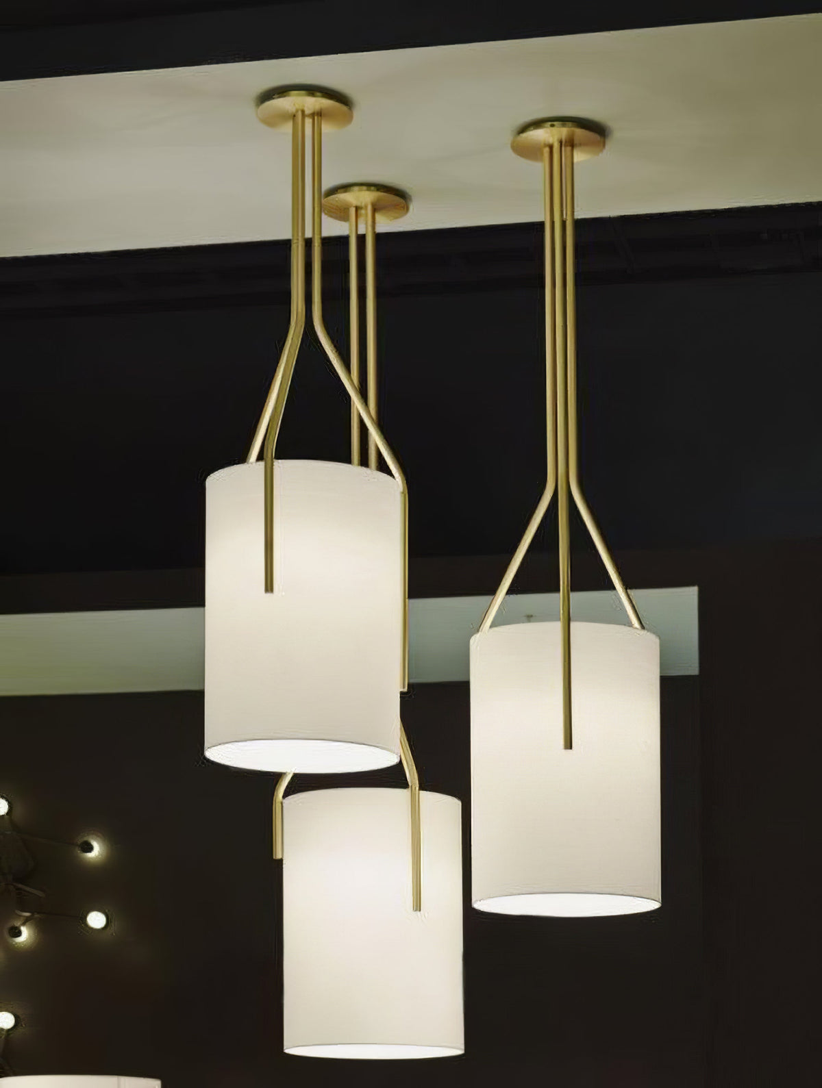 Cex Arborescence Kroonluchter LED 3-Lights messing Modern