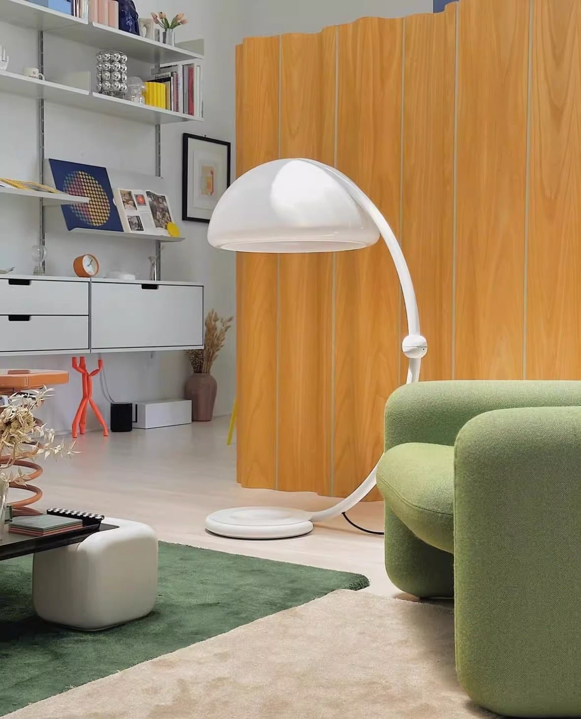 Valmere Arc koepelvormige vloerlamp