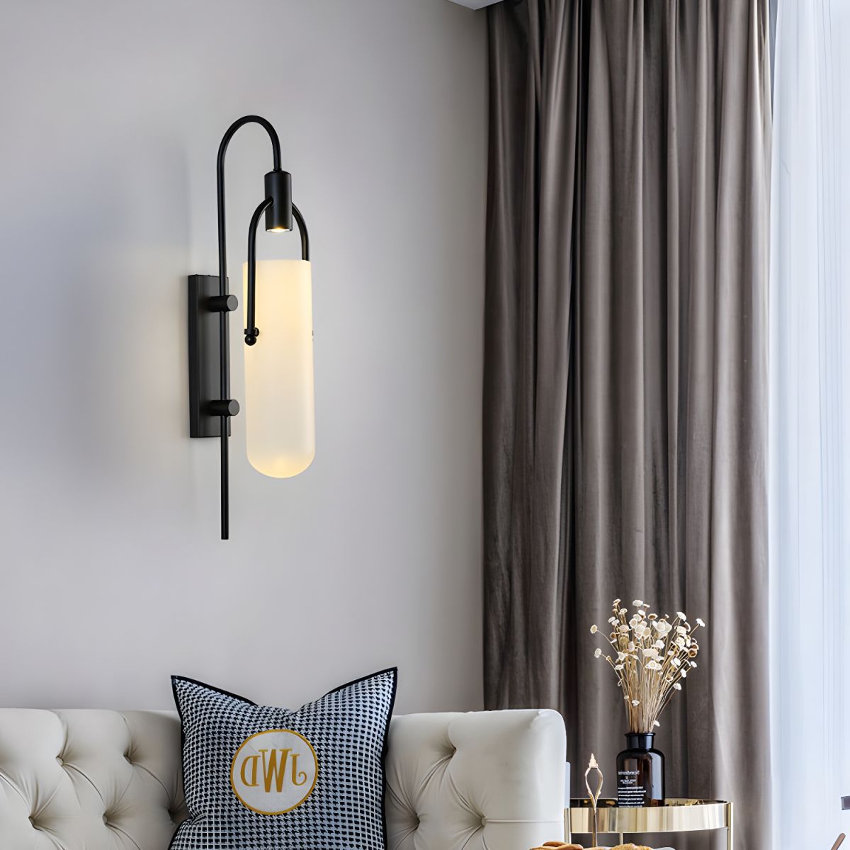 Liororaya wandlamp Arc glas Modern