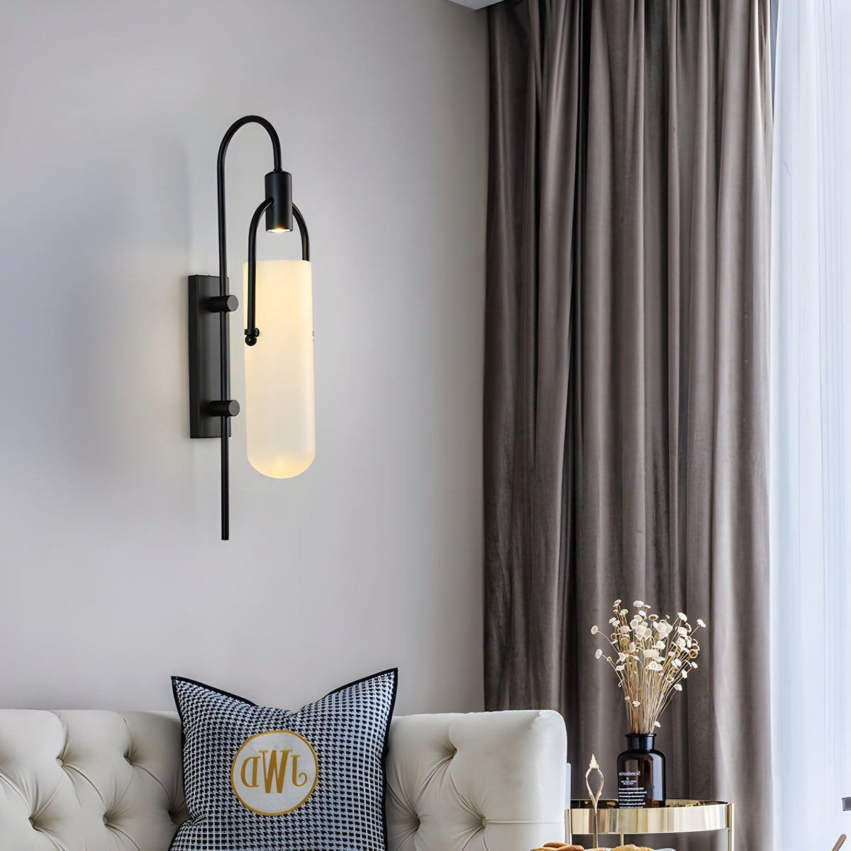 Liororaya wandlamp Arc glas Modern