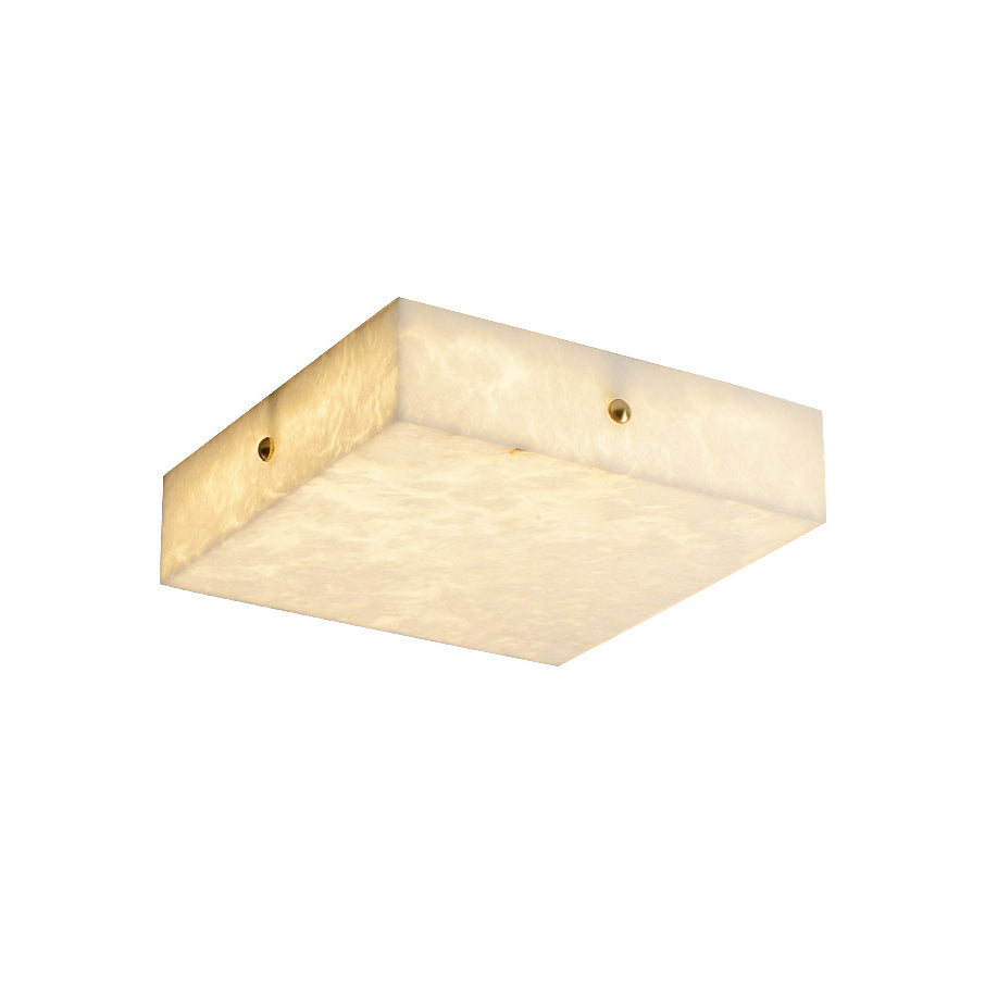 Rauduvys moderne minimalistische plafondlamp van albast
