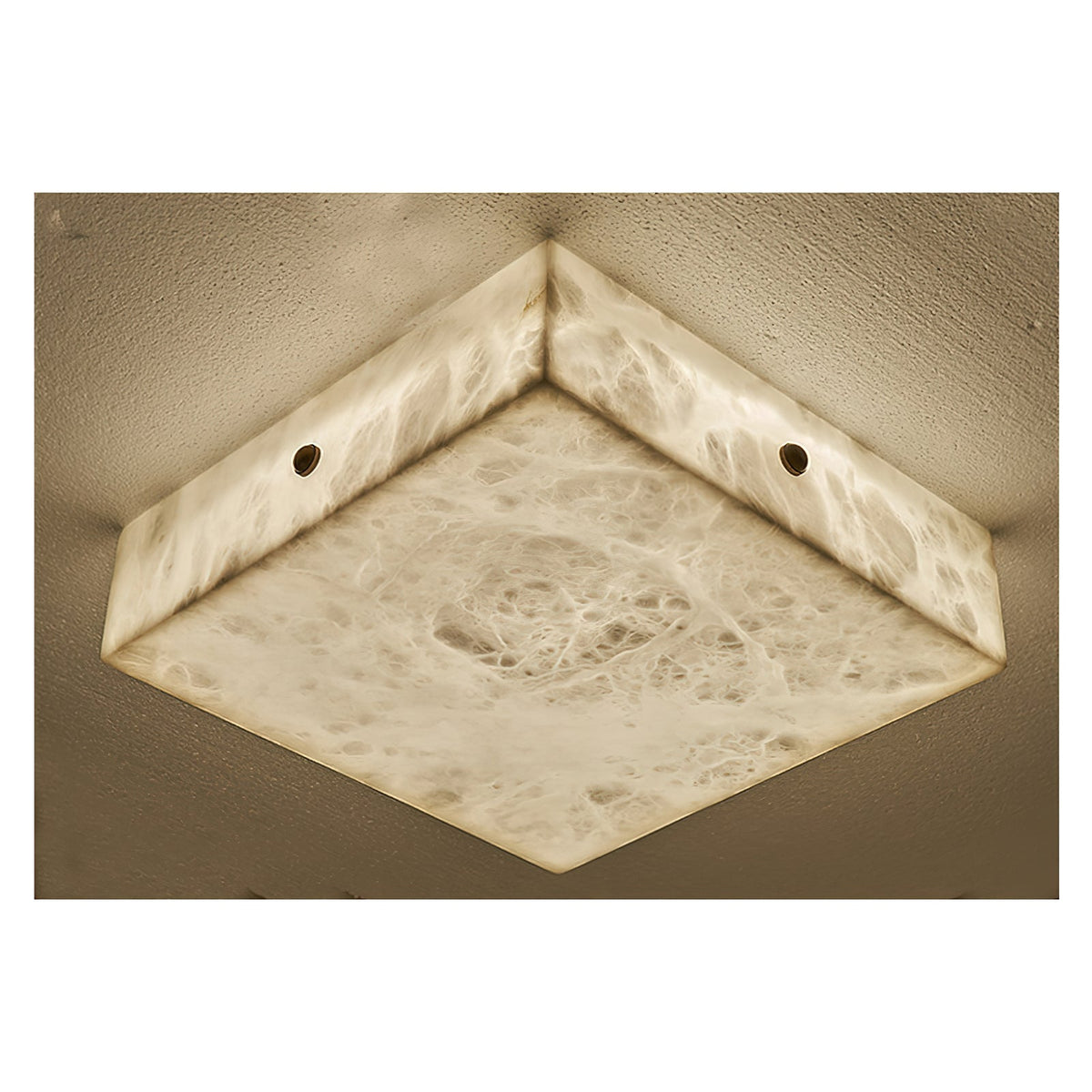 Rauduvys moderne minimalistische plafondlamp van albast