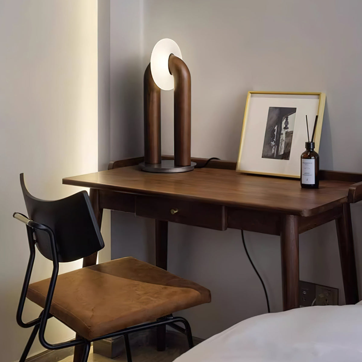 Raelix Vintage Houten tafellamp