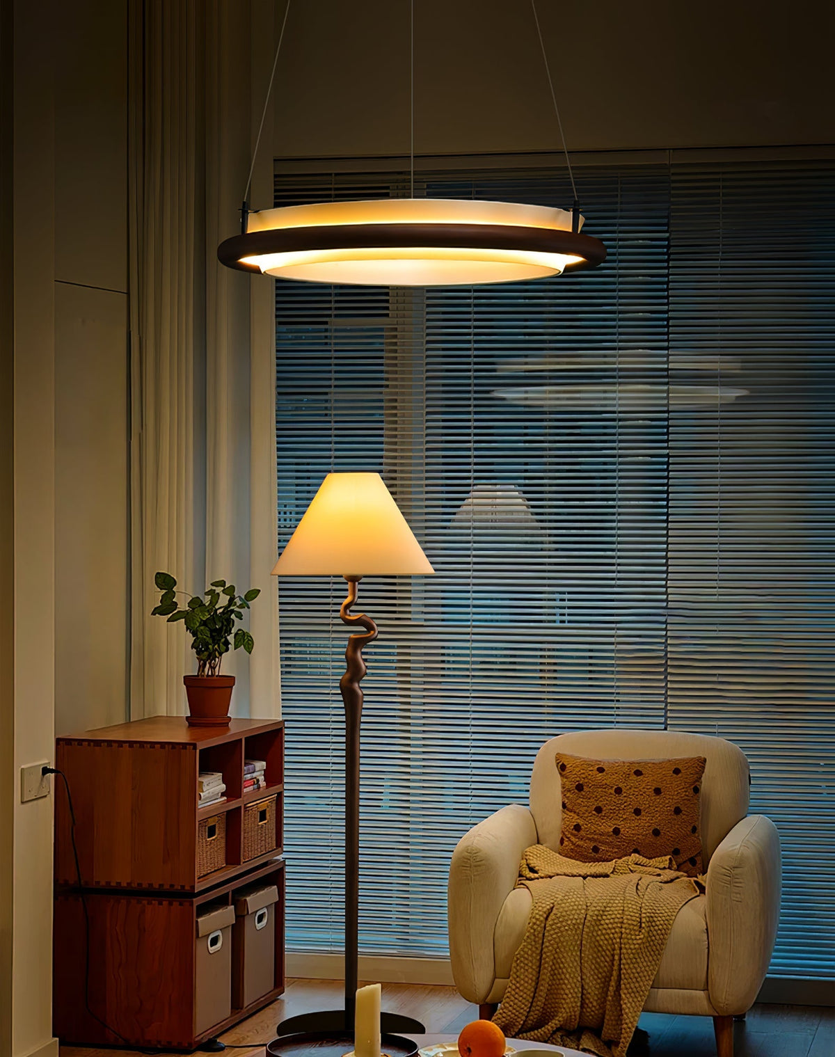 Olvelila ronde hanglamp