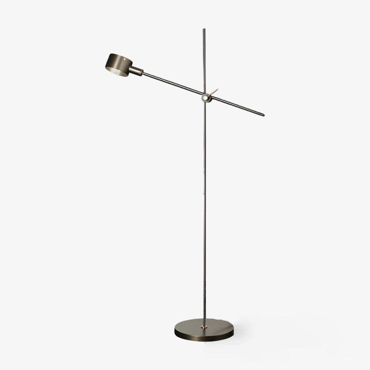 Arclen verstelbare vloerlamp met horizontale arm