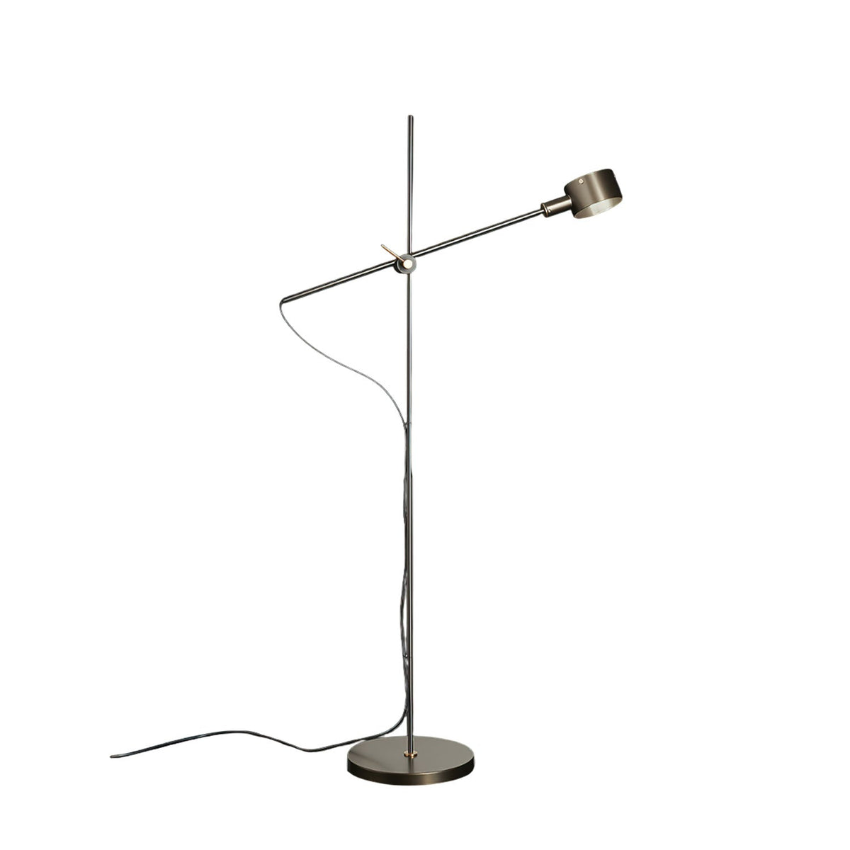 Arclen verstelbare vloerlamp met horizontale arm