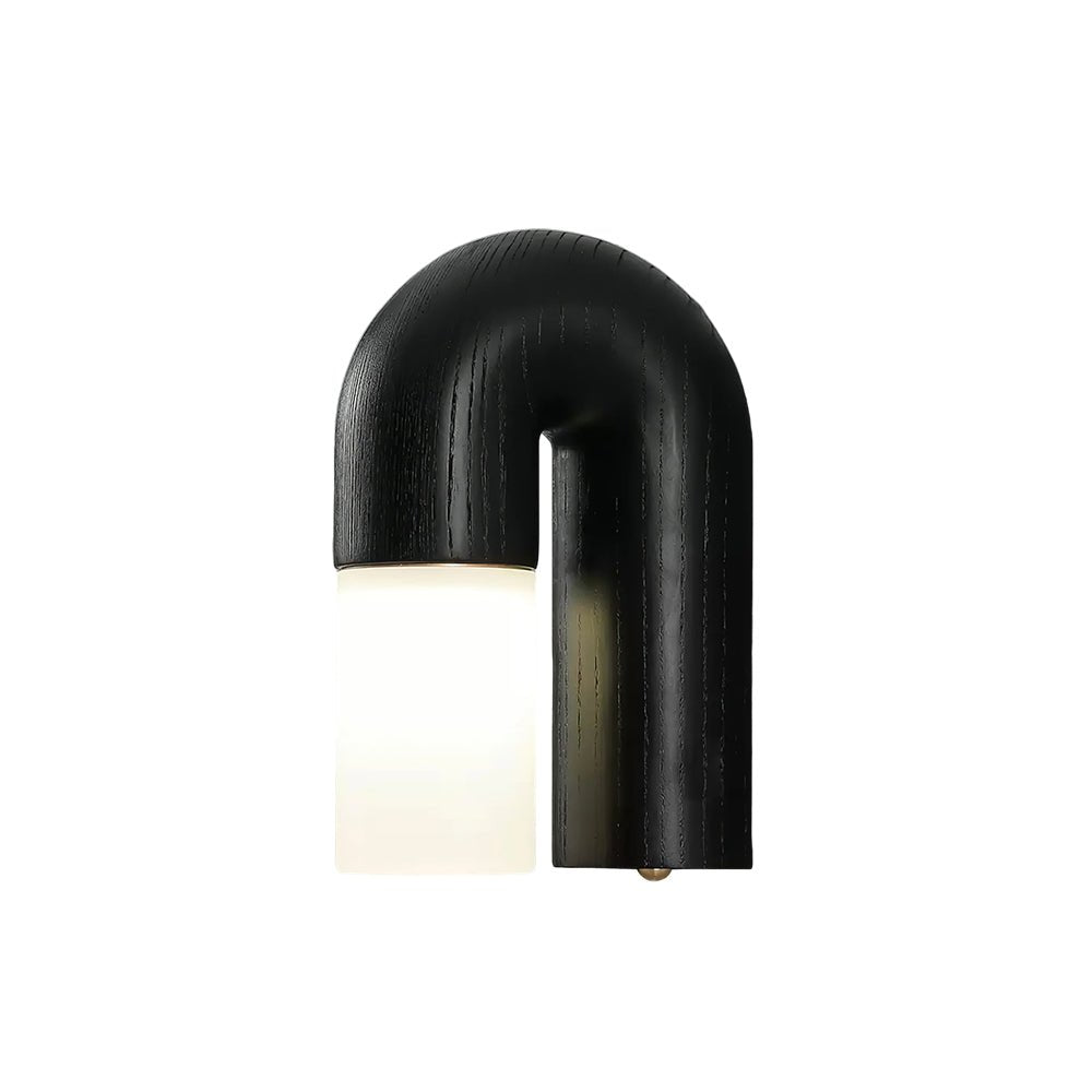 King Moderne minimalistische wandlamp van hout