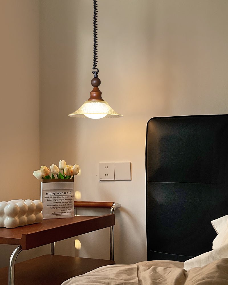 Syraeeth Premium Noordse kunst houten hanglamp