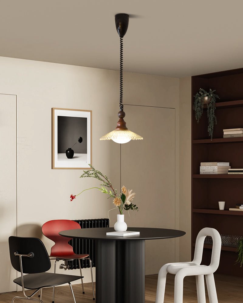 Syraeeth Premium Noordse kunst houten hanglamp