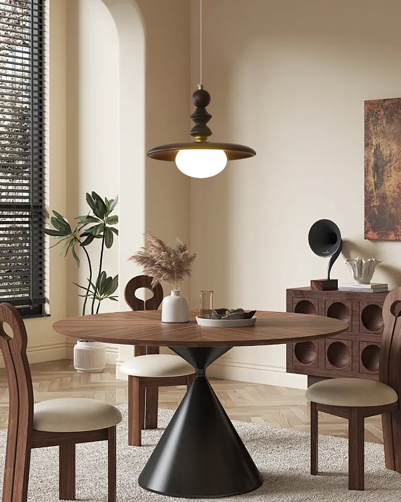 Syraeeth Premium Noordse kunst houten hanglamp