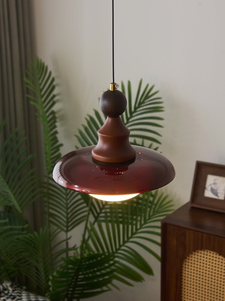 Syraeeth Premium Noordse kunst houten hanglamp