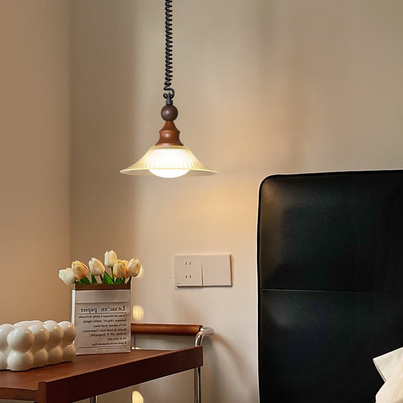 Syraeeth Premium Noordse kunst houten hanglamp