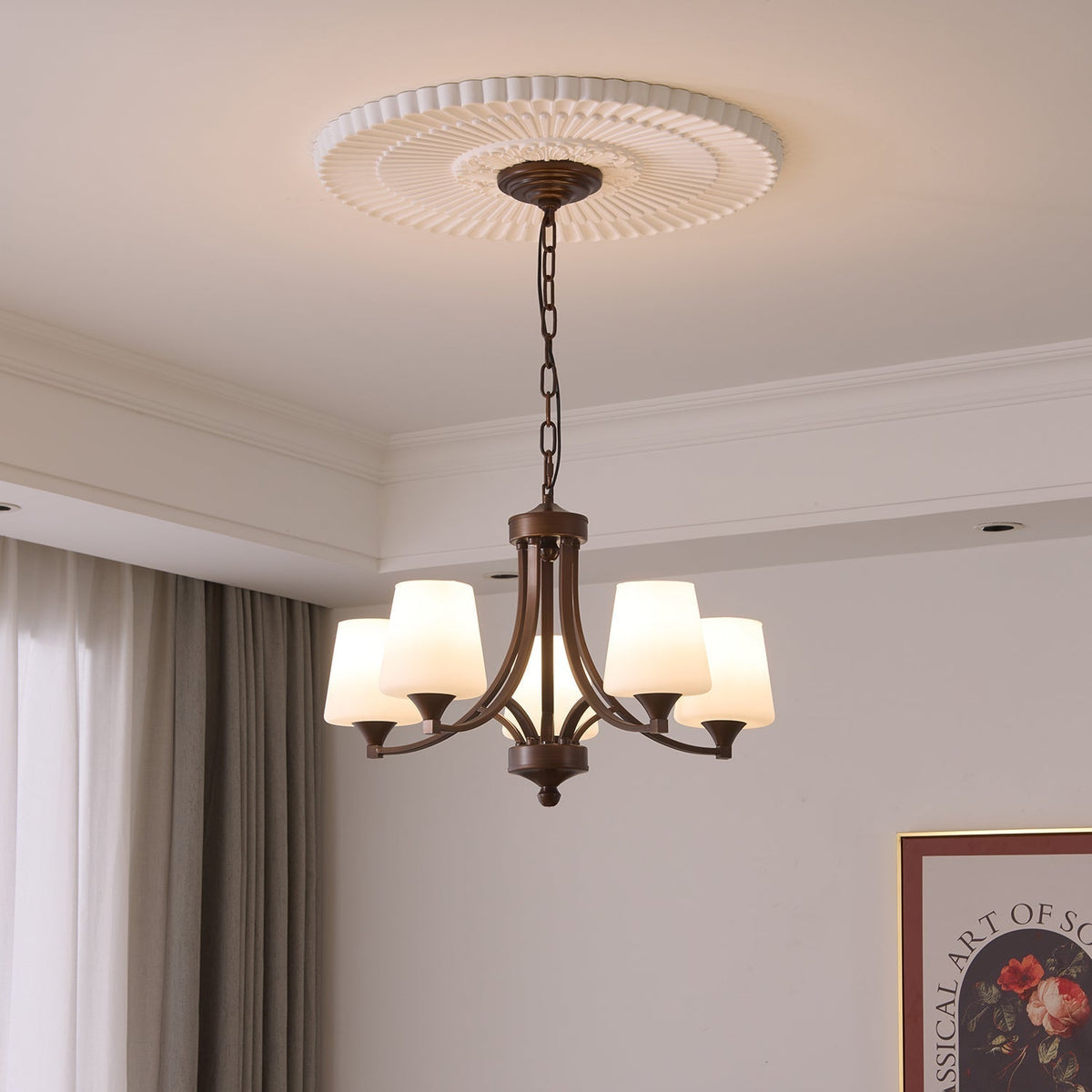 Ardena elegantie Vintage klassieke glas Kroonluchter