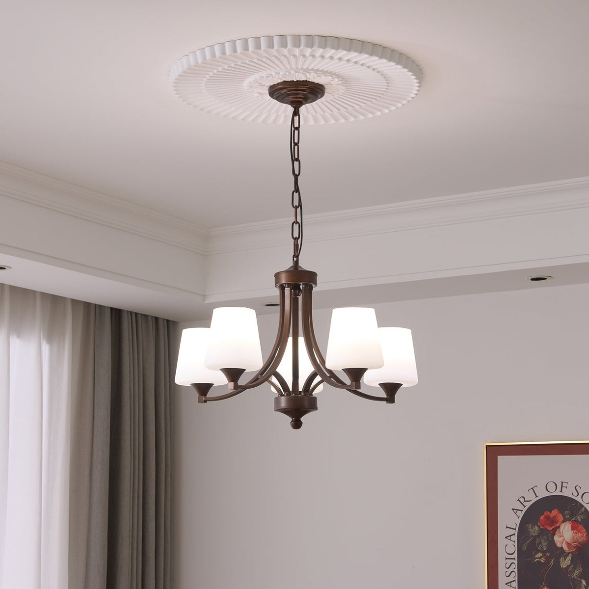 Ardena elegantie Vintage klassieke glas Kroonluchter