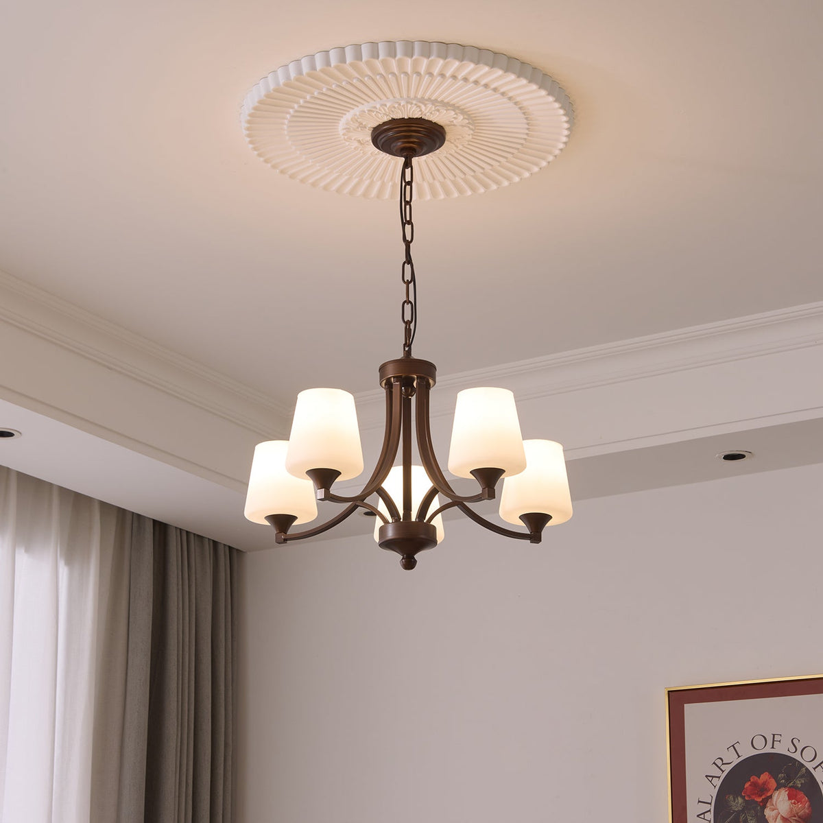Ardena elegantie Vintage klassieke glas Kroonluchter