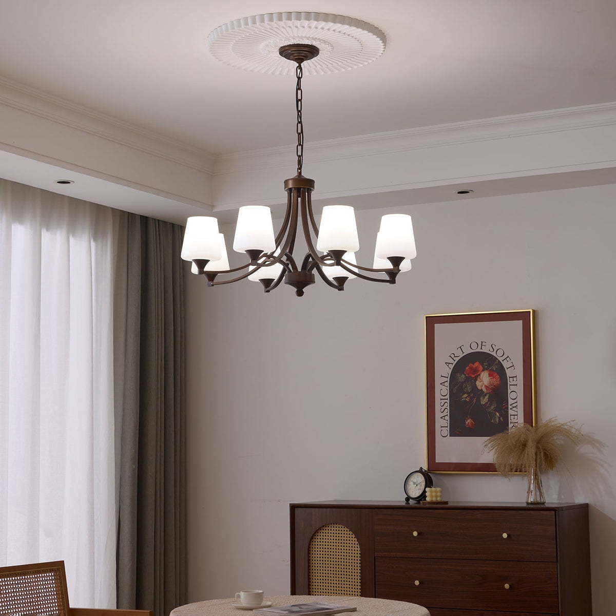 Ardena elegantie Vintage klassieke glas Kroonluchter