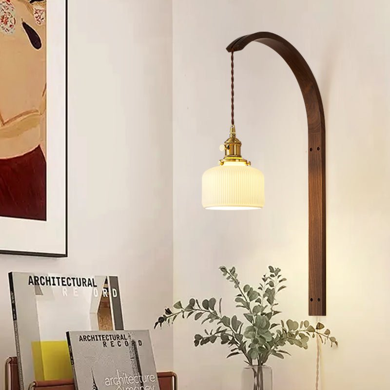 Arvyn Ardent houten wandlamp