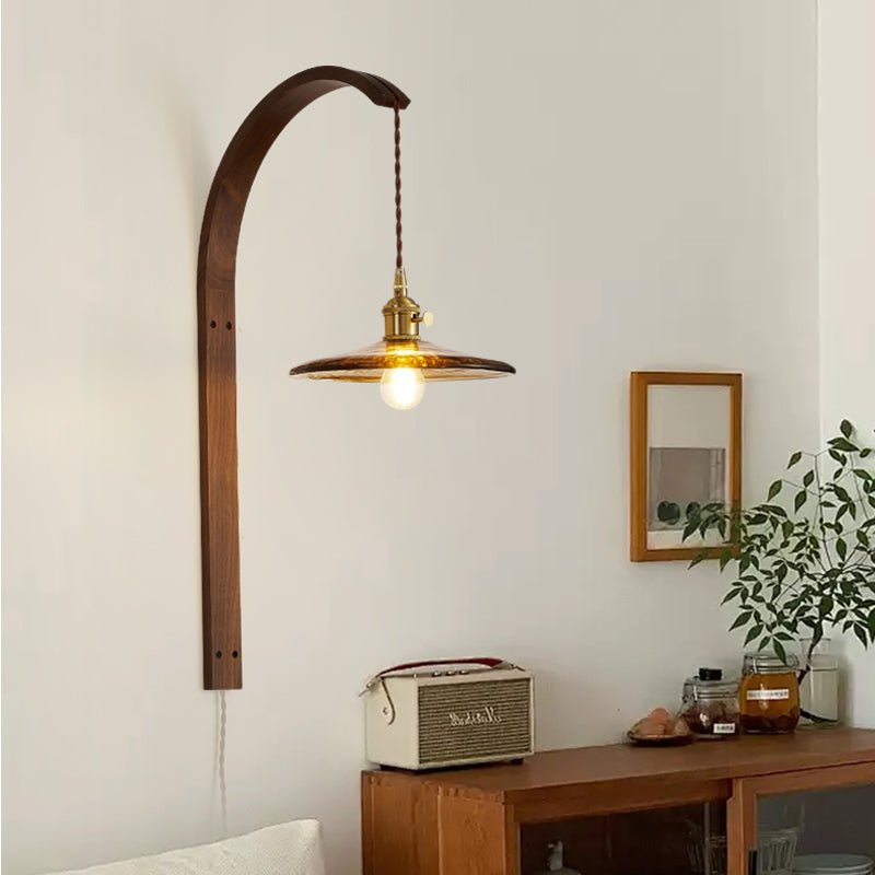 Arvyn Ardent houten wandlamp