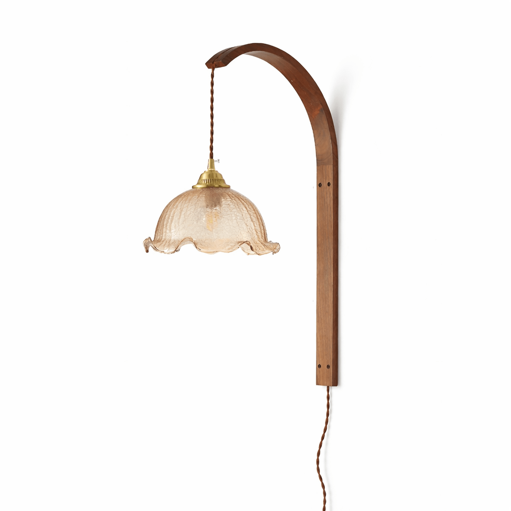 Arvyn Ardent houten wandlamp