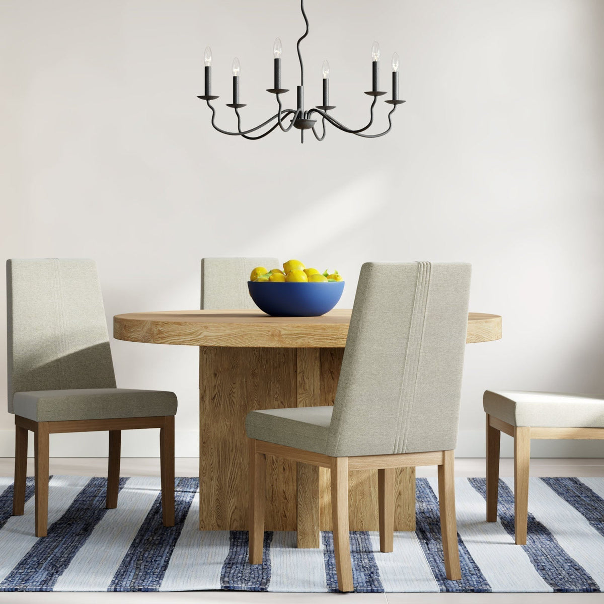 Rauduvyo moderne minimalistische industriële kroonluchter van metaal