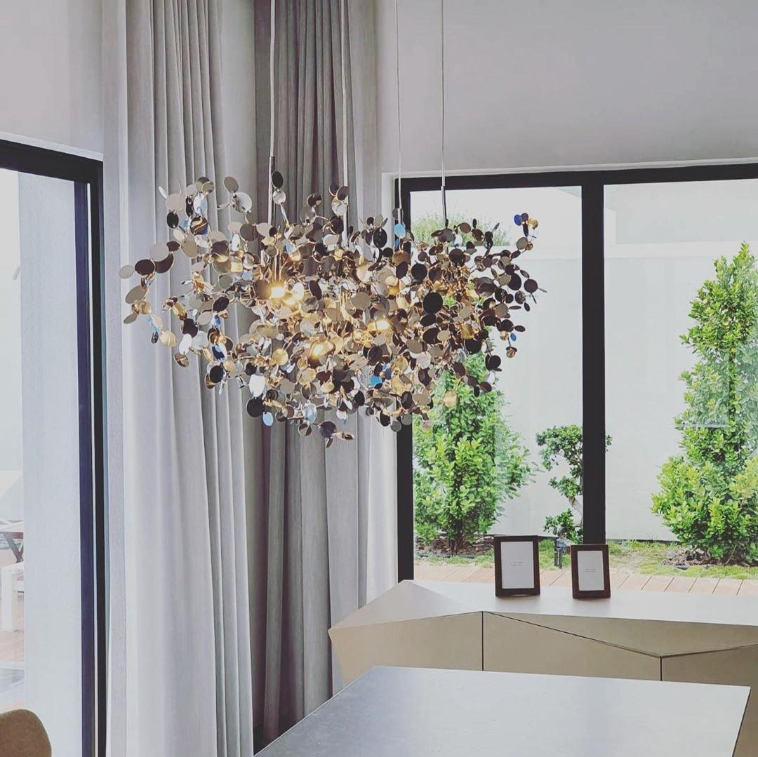Noruielle hanglamp Metallic Disc Cloud