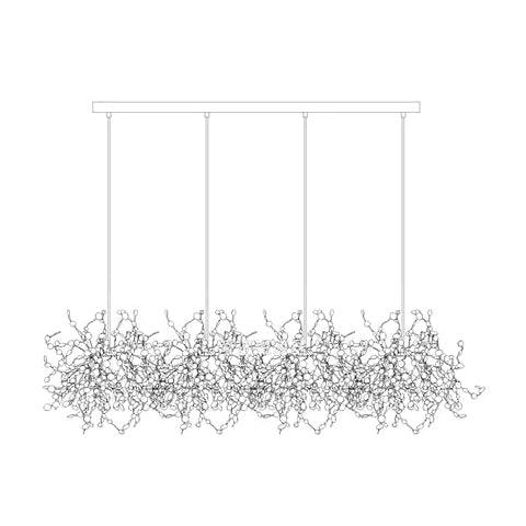 Noruielle hanglamp Metallic Disc Cloud