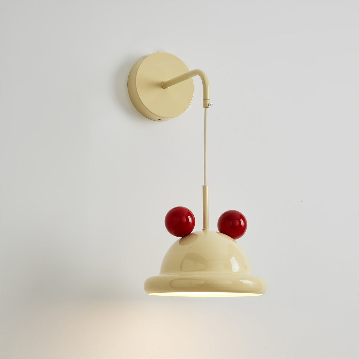 Pomeiro wandlamp Crème Metaal Modern Woonkamer | Cielum